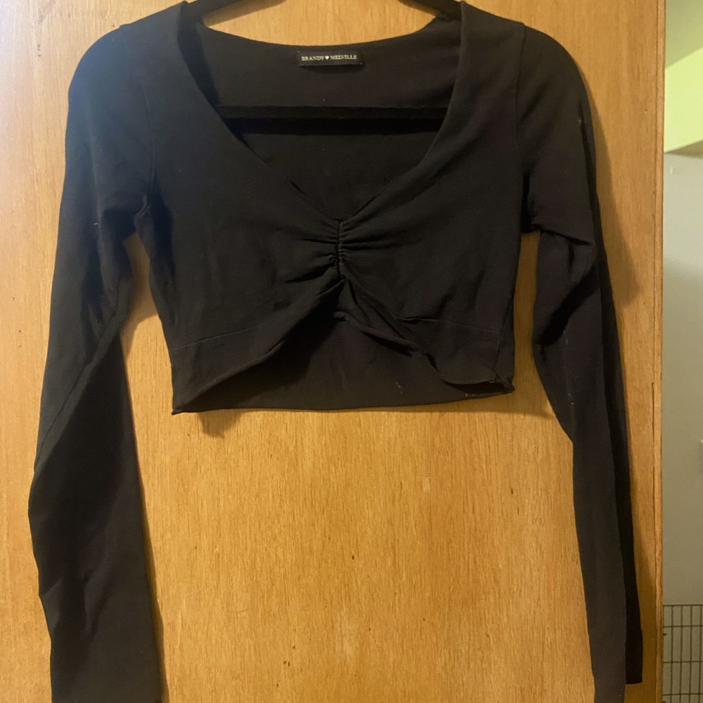Brandy Melville long sleeved crop top